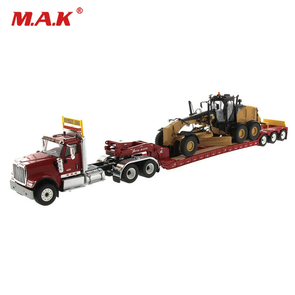 Для коллекции 1/50 International Hx520 трактор и трейлер Lowboy автогрейдер 12 М3 DM 85598 модель для