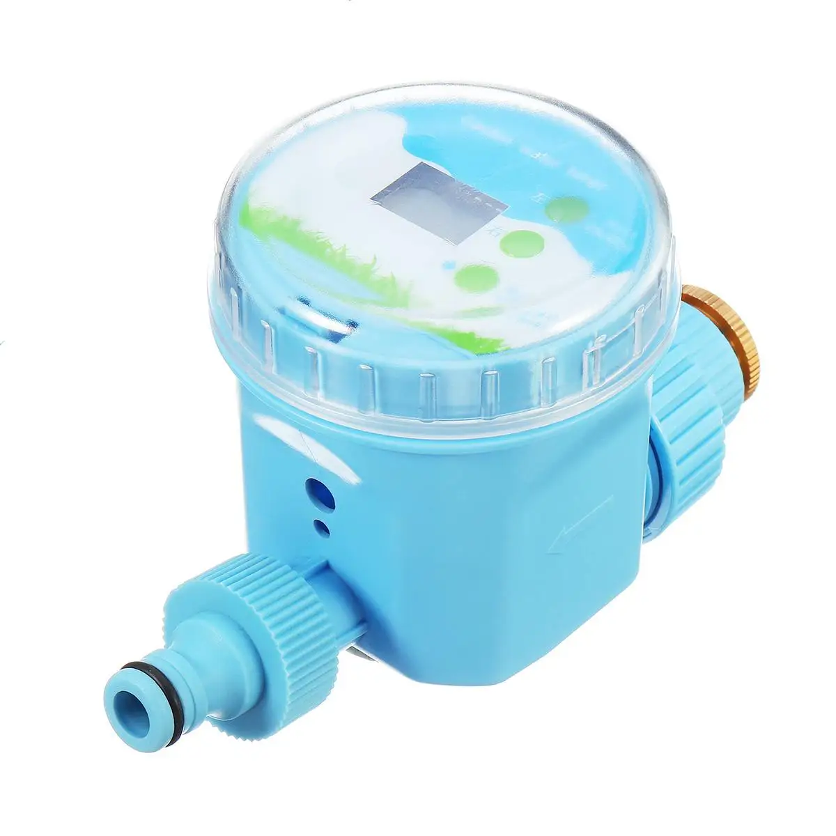 

New Garden Farm Automatic Water Timer Outdoor Irrigation Sprinkler Controller Electronic LCD Display Timer Garden Tools Blue