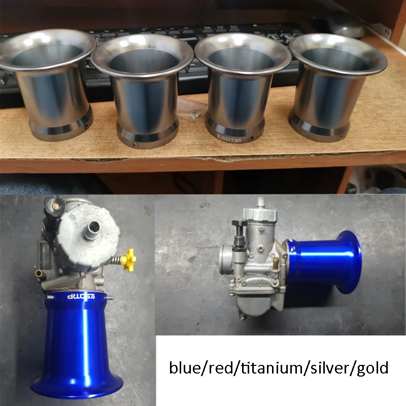 Motorcycle Carburetor Air Filter Cup Wind Cup Horn 50mm Keihi PWK KOSO OKO 21 24 26 28 30mm PE 28mm 30mm Air Filters Pre Filters