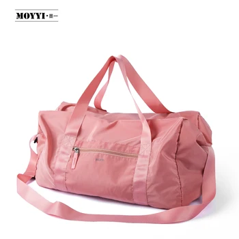 

Outdoor Waterproof Nylon Sports Gym Bags Men Women Training Fitness Travel Handbag Yoga Mat Sport Bag with shoes Compartment
