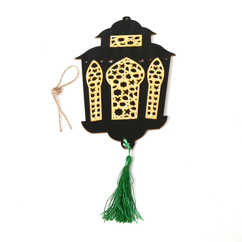 

New Arrival Eid Ramadan Hanging Ornaments Lantern Cardboard Pedant Decoration