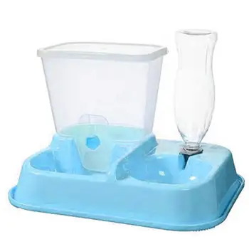 

Dual Purpose Automatic Pet Feeder Drinking Fountain Food Bowl Dog Cat Mute Drinker Feeder Bowl Pet Drinking Fountain Dispenser