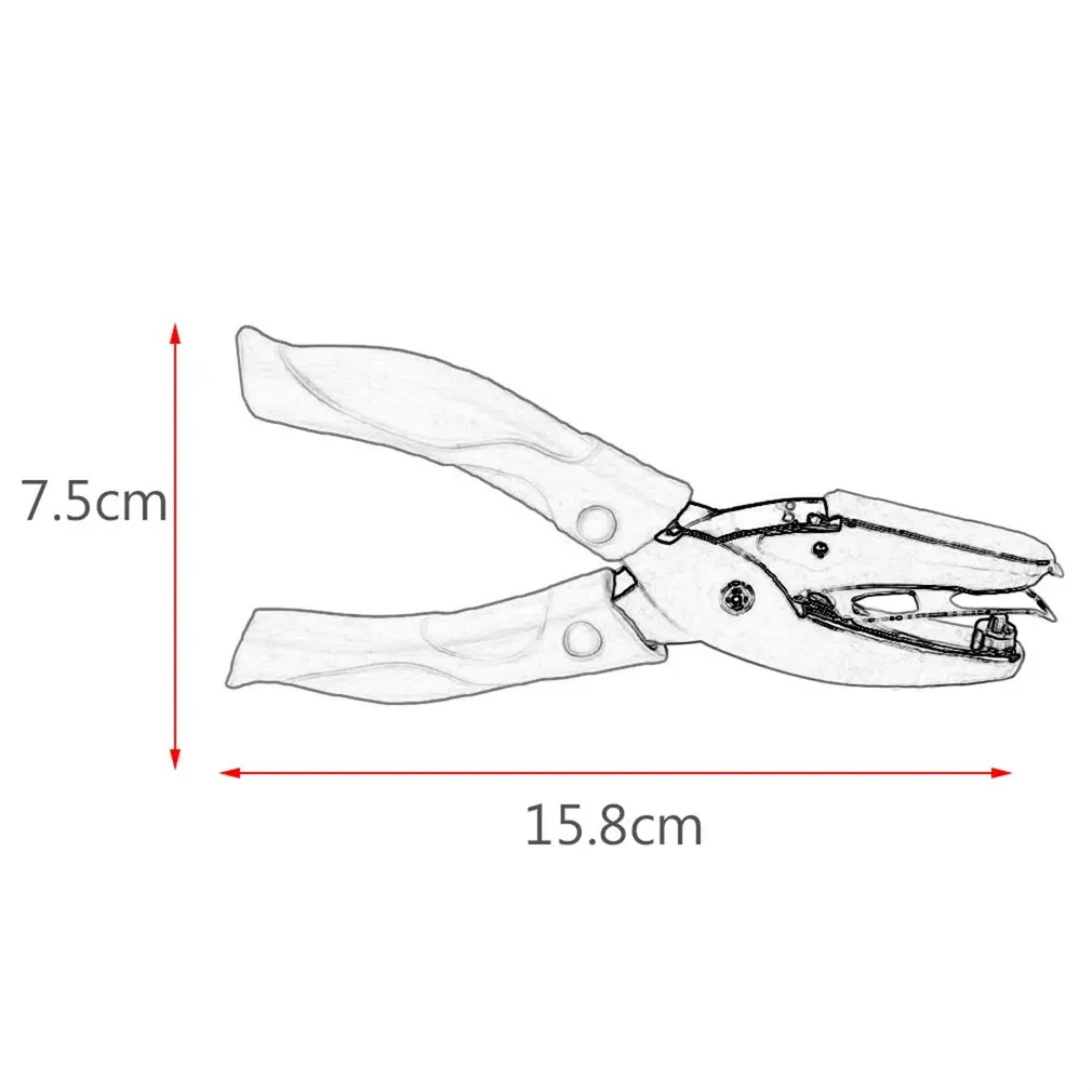 TENWIN DIY Дырокол ручной резак для бумажных карт один Дырокол Металл дети ручной работы ремесло офис для дома школы офисные принадлежности для переплета