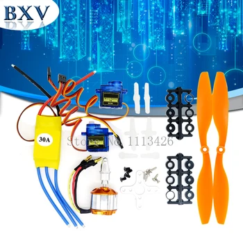 

A2212 2212 2200KV Brushless Motor 30A ESC Motor 6035 Propeller SG90 9G Micro Servo for RC Fixed Wing Plane Helicopter BXV