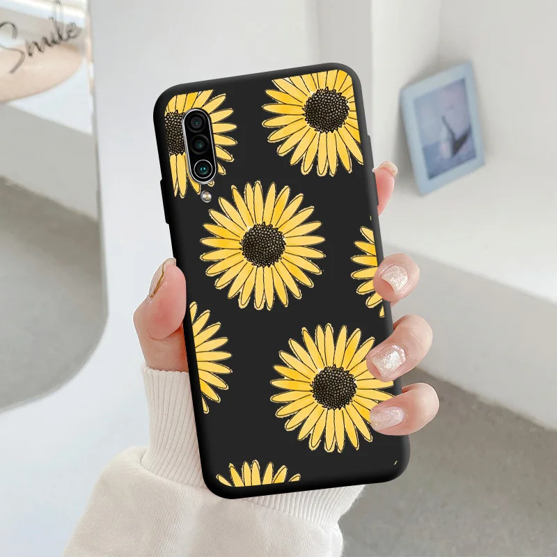 For Meizu 16xs Protective Shell Silicone Soft Shell Phone Case Candy Color Case Fashion Silicone Color Chrysanthemum cases for meizu Cases For Meizu