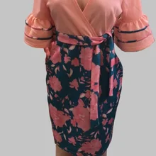 Новое поступление сексуальное модное летнее платье в африканском стиле с принтом большого размера M-3XL