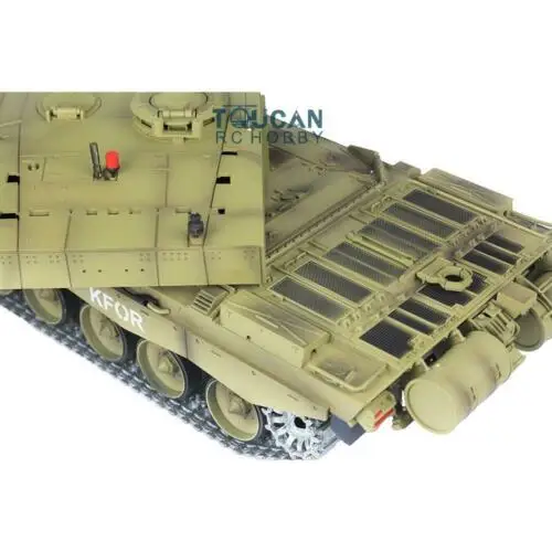 Henglong 1/16 масштаб 6,0 Модернизированный Challenger II RTR rc Танк 3908 металлических гусениц TH12886