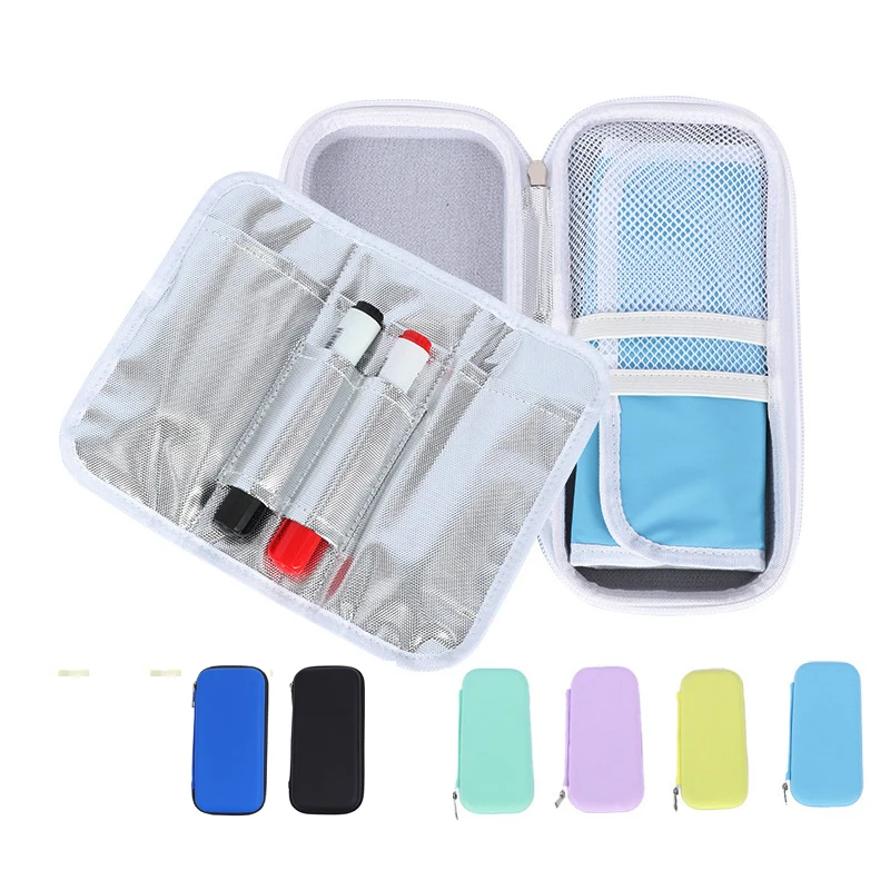 Thermal Insulation Insulin Cooler Bag Portable Refrigerated Insulated
