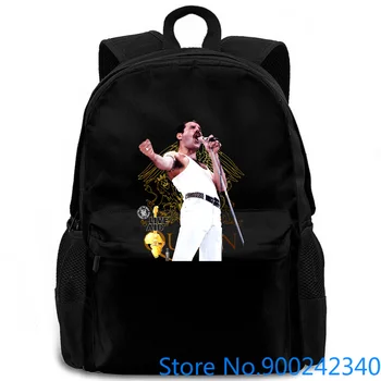 

Freddie Mercury Queen Live Aid 1985 Bohemian Rhapsody Male Designing women men backpack laptop travel school adult