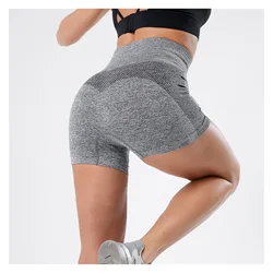 2022 novo correndo sem costura shorts mulheres empurrar para cima de cintura alta fitness curto feminino magro treino dropship 2021