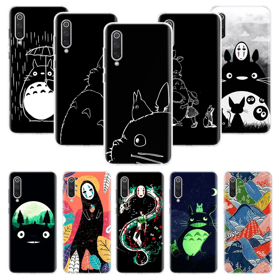 Studio Ghibli Totoro Black Dark Phone Case For Xiaomi Redmi Note 10 Pro 11 10S 11T 9 9S 8 8T 11S 9A 9C 9T 8A 7A 7 5 Art Gift | Мобильные