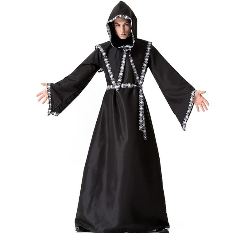 

Hot Sale Men Halloween Wizard Costume Cosplay Clothing Carnival Adult Party Uniform halloween costumes for men adult