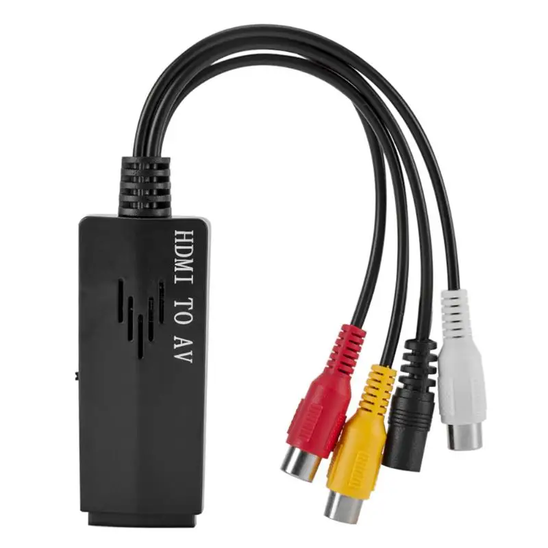  Più in Una HDMI a AV Video Converter Multifunzione HDMI a RCA Video Audio Adapter per HDTV HD Box V