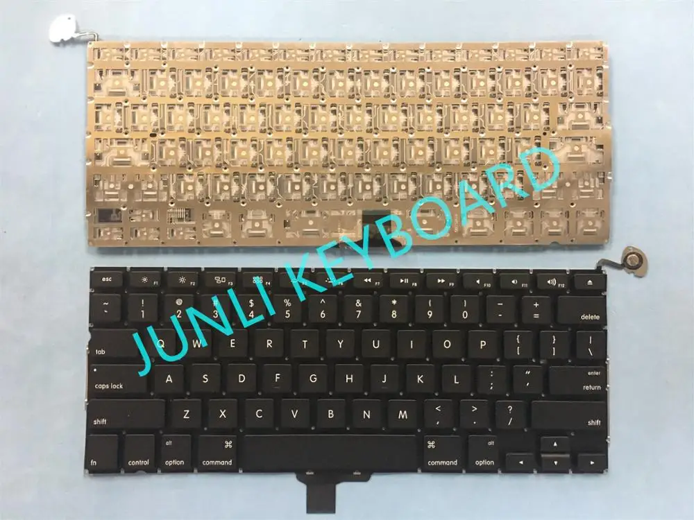 Клавиатура JUNLI для Apple Macbook Pro 13 дюймов A1278 замена США только клавиатура 2009 2010 2011 2012