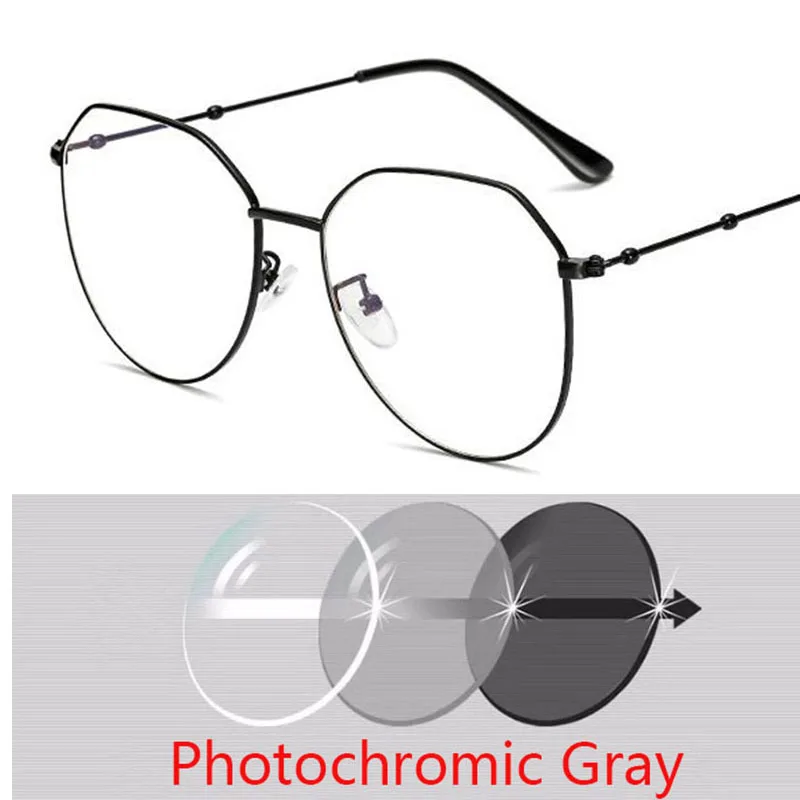 Metal Irregular Polygon Reading Eyeglasses Women Men Prescription Spectacles Eyewear +0.5 +0.75 +1 +1.25 +1.5 +2 +2.5 +3 +3.5 +4 2