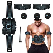 ABS Muscle Stimulator Abdominal Muscle Trainer EMS Toner Belt Electrostimulation Bodybuilding Home Gym Workout Fitness Equiment