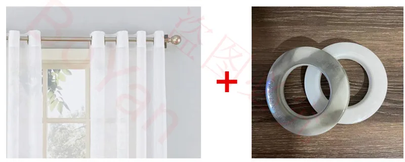 cortina transparente branca engrossada para sala de cortinas de tule com meia sombreado para janela de cozinha cortina secreta