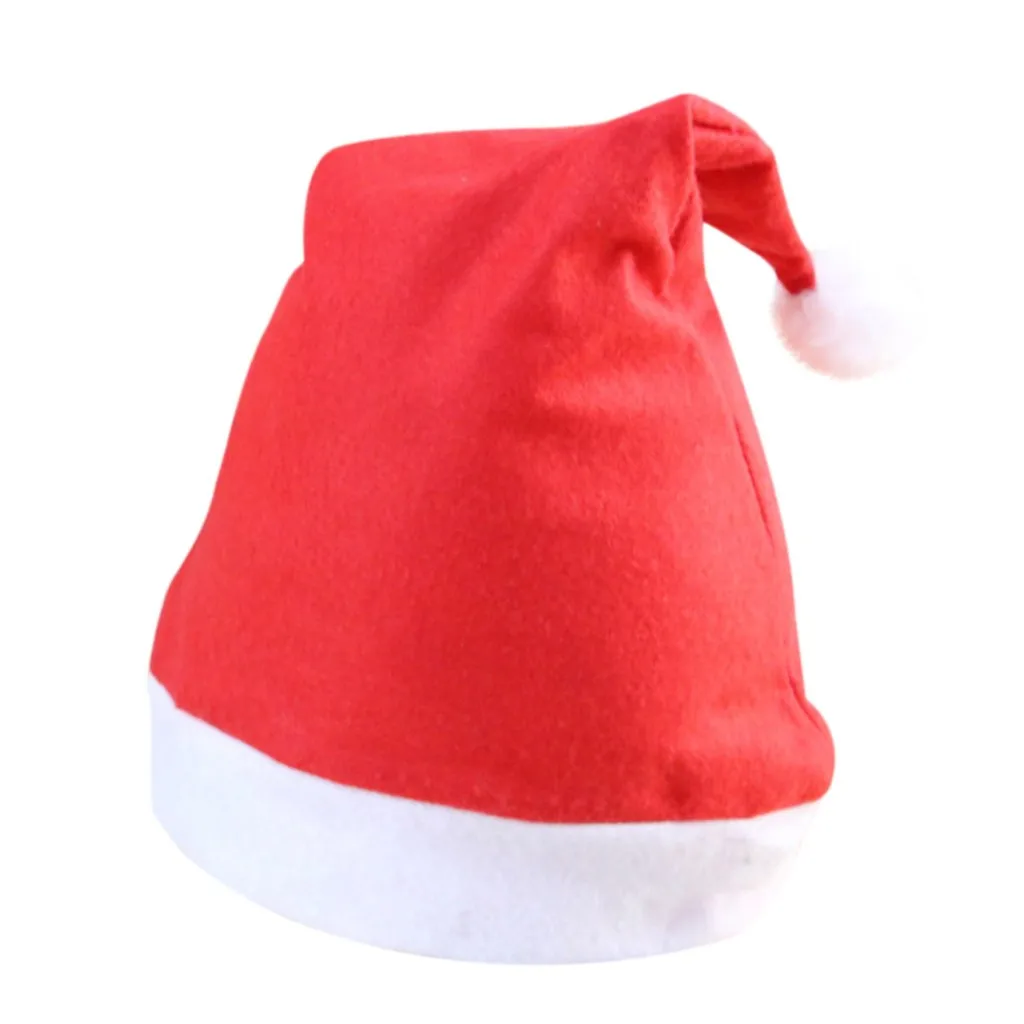 4 шт. детская Рождественская Красная Шапочка Санта Новинка Рождественская шапка рождественские украшения для дома рождественские шапки для малышей
