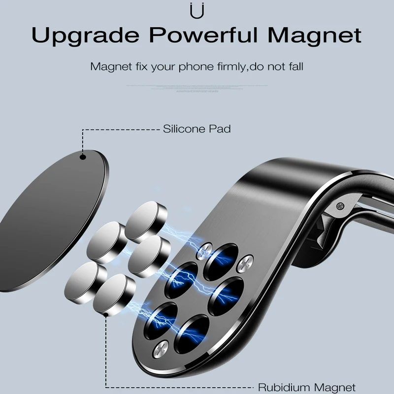 Магнитный держатель для телефона Xiaomi Pocophone F1 huawei, Автомобильный gps Держатель на вентиляционное отверстие, Магнитная подставка для сотового телефона, держатель для iPhone 7 samsung