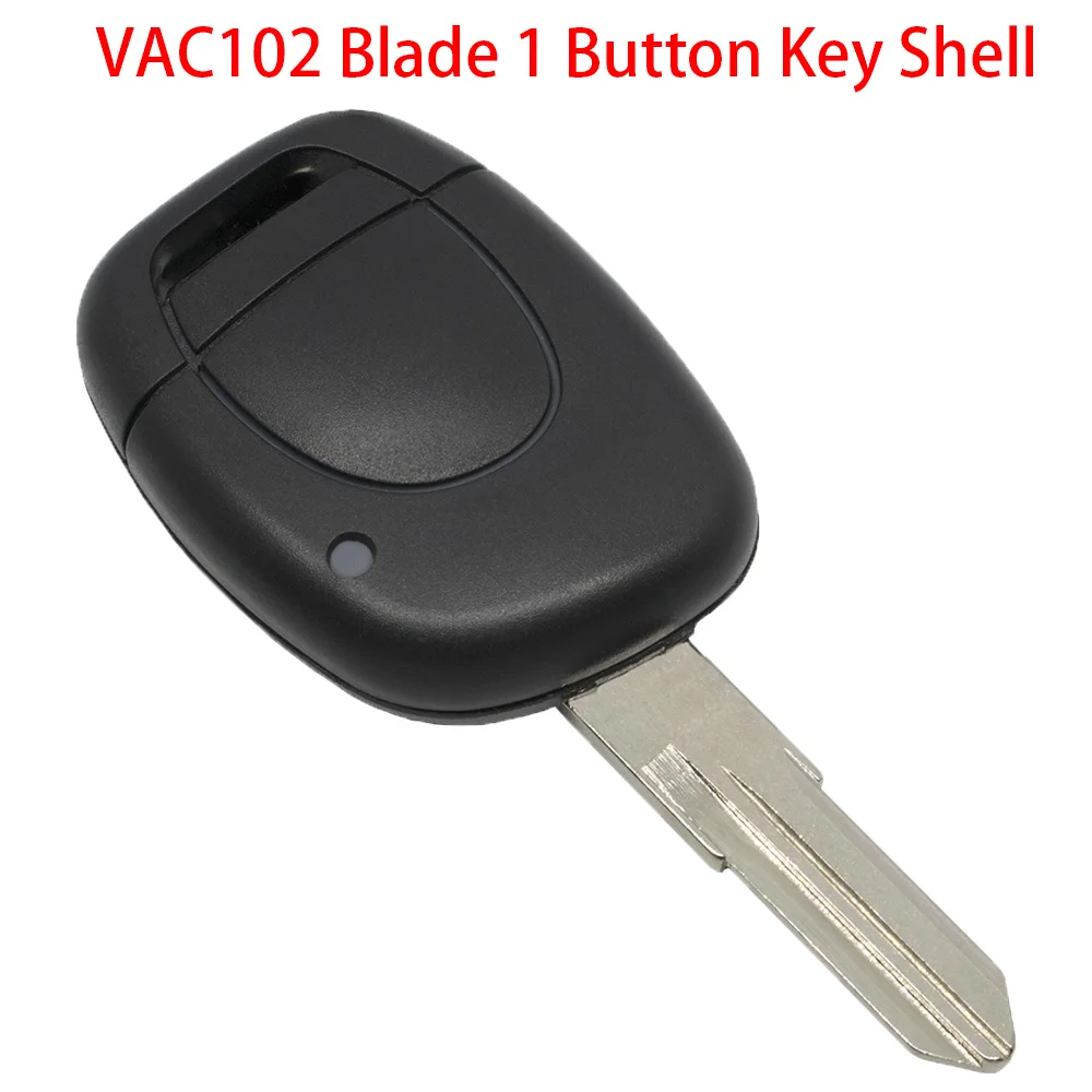 WhatsKey 1 кнопочный Автомобильный Дистанционный ключ подходит для Renault Master Clio Twingo Kangoo NE73 blade 433 МГц ID46 PCF7946 чип - Количество кнопок: VAC102 Blade