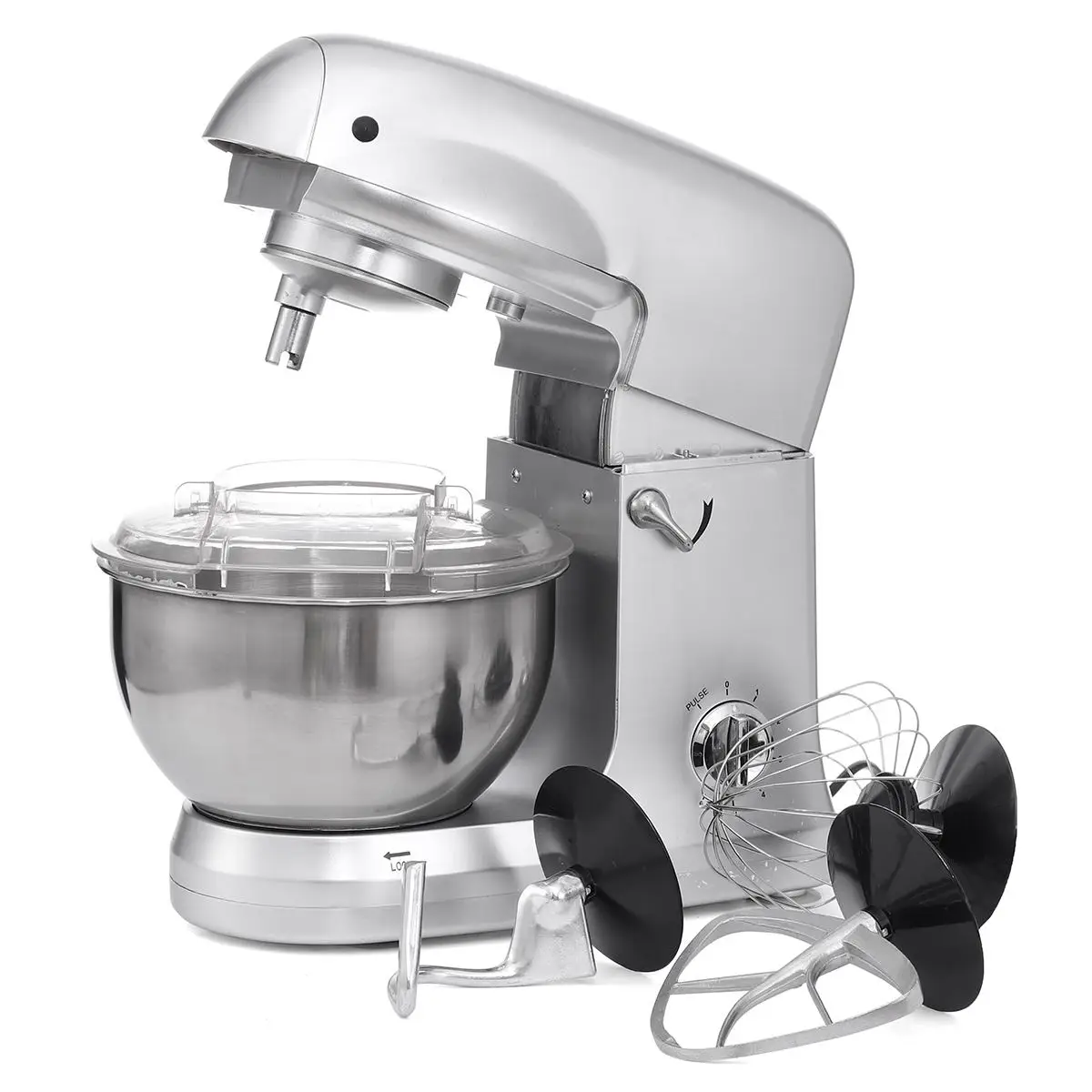 5L Stand Mixer Stainless Steel Bowl 6-speed Kitchen Food Blender Cream Egg Whisk Cake Dough Kneader Bread Mixer Maker 110V