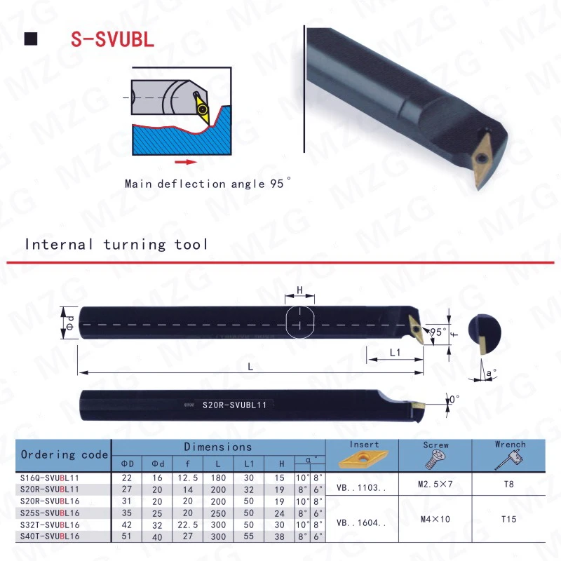 Mocask SVUBL сверлильный брусок S16Q-SVUBL11 резак металла карбид вольфрама токарный станок с ЧПУ внутреннее отверстие внутренние токарные инструменты