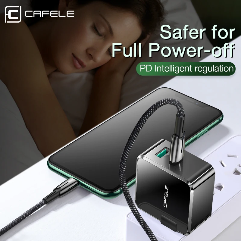 CAFELE QC 4 0 3 USB зарядное устройство PD Быстрая зарядка US Plug 5A выход универсальный