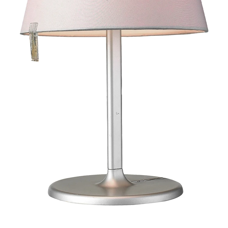 

Energy Saving Electric Modern Cloth Cover Iron Base Table Lamp Table Lamps For Bedroom bedside lamp decoracao para casa