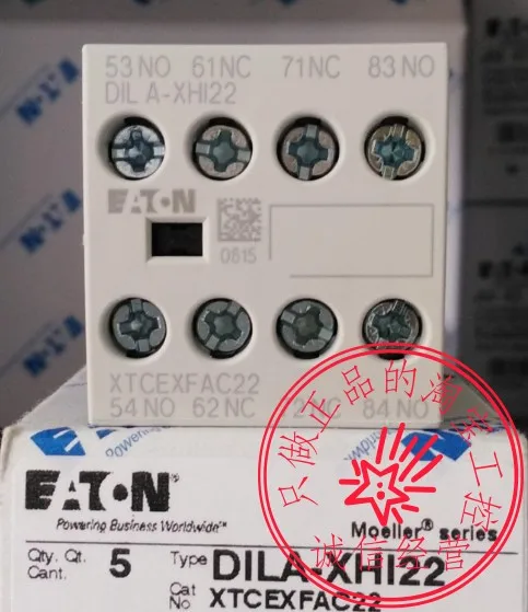 

Eaton EATON Eaton contactor auxiliary contact DILA-XHI22 DILA-XHI40
