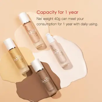 

Covermax Makeup Liquid Foundation Oil Control Full Coverage Makeup Base 20 Colors Face Concealer Foundation