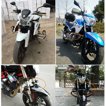 

Motorcycle Spotlight 60W LED Fog Spot Head Waterproof Luminous Driving Bulbs Set