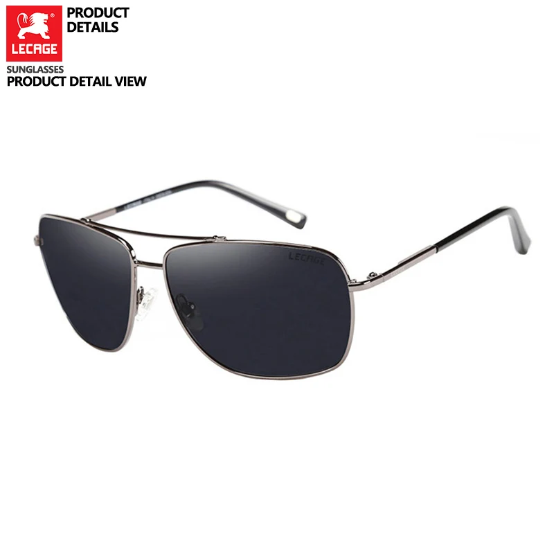 LS1002-C03 LECAGE Мужские поляризованные зеркальные солнцезащитные очки для вождения, модные мужские солнцезащитные очки для близорукости - Цвет: LS1002-C03