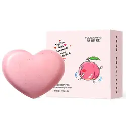 Butt  Hip  Soap Heart Shape Peach Anti Hip Anti Darkness Roughness Soap Body Scrub