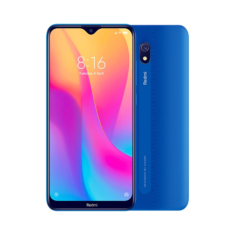 Ocean Blue Xiaomi Redmi 8A 8 A, глобальная версия, 32 Гб ПЗУ, 2 Гб ОЗУ, мобильный телефон Snapdragon 439, четыре ядра, 6,22 дюйма, 5000 мАч, камера 12 МП, смартфон - Цвет: Ocean Blue