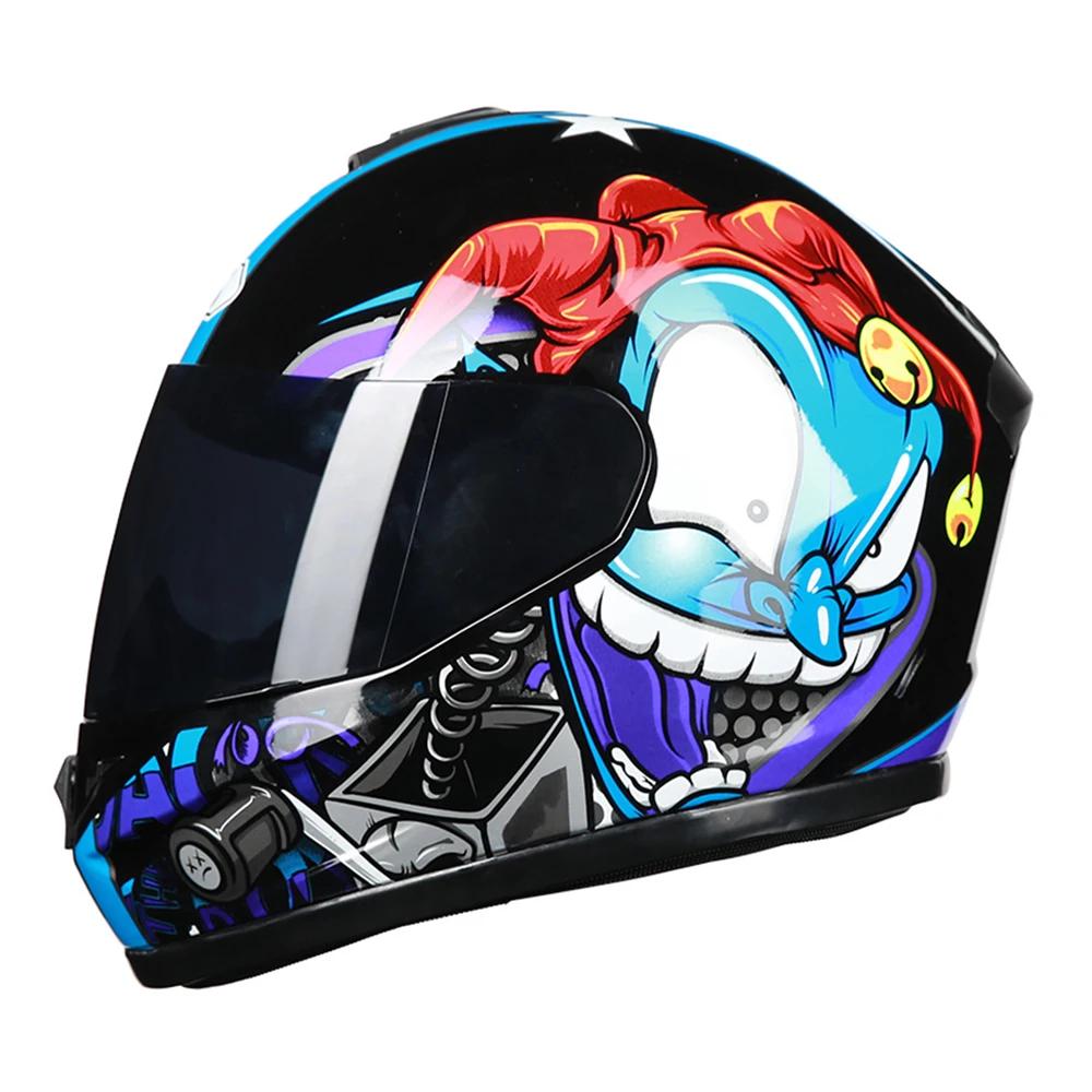 AIS Мото rcycle шлем мотоциклетный шлем cascos para moto с двойными линзами Внутренний солнцезащитный козырек модульный мото крест полный шлем - Цвет: AIS-605 BB