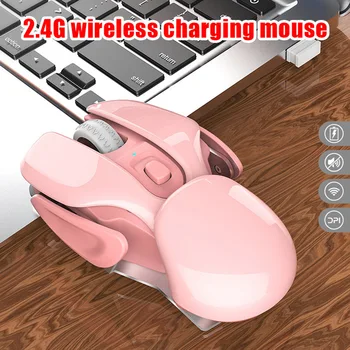 

2.4G Wireless Charging Mouse Ergonomic Silent Mute Office Home Notebook Mice VH99