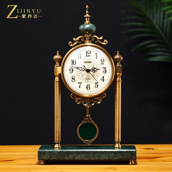 

Small Luxury Table Clock Mechanism Digital Modern Design Table Clock Living Room Reloj Pared Cocina Home Decoration OO50TC