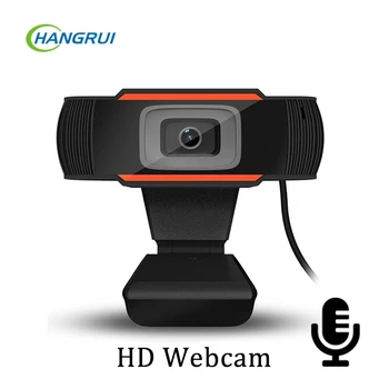 

Hangrui PC Webcam Full HD 1080P USB Video Gamer Camera For Portatile laptop Computer Web cam Microphone For Youtube Web camera