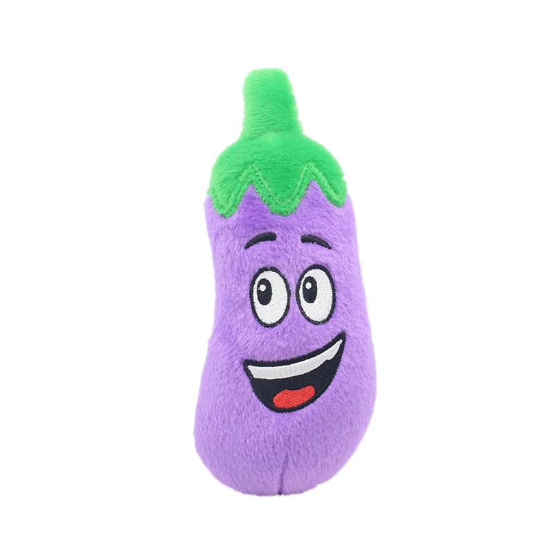 Cactus vegetables Pet Toy Pineapple Dog Toy Corn Fruit Cat Puppy Squeak Toys 4