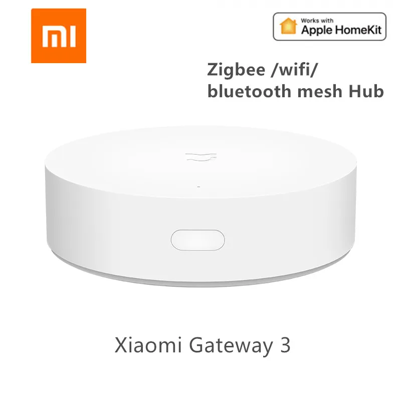 Шлюз Xiaomi Mijia 3 ZigBee сетевой хаб с Wi-Fi Bluetooth для умного дома приложения mijia Apple Homekit или