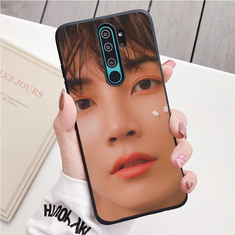 leather case for xiaomi Mười Bảy KPOP Silicone Ốp Lưng Điện Thoại Redmi Note 8 7 Pro S 8T Cho Redmi 9 7A Bao xiaomi leather case cosmos blue