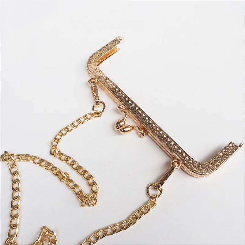 10Pc O Type 120cm Metal Bags Chain Purse Buckles Women Shoulder Strap For Bag Purse Replacement Cross body Chain Bag Accessories