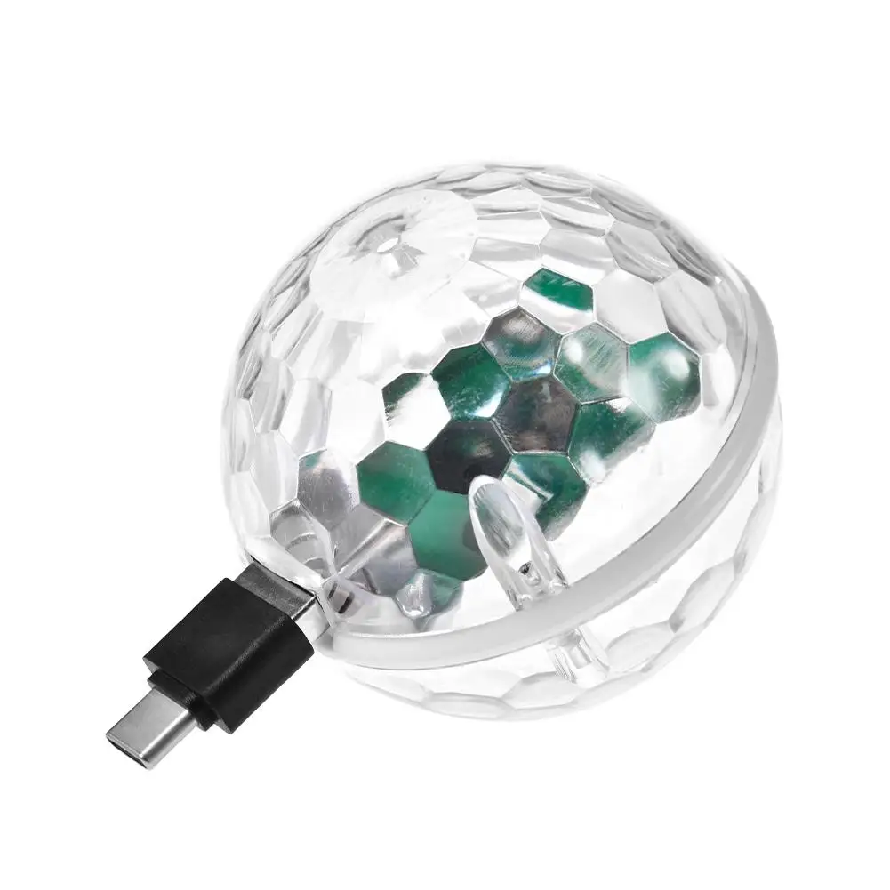 USB светодиодный мини-дискотечный сценический светильник вечерние клубный шар лампа Рождественский волшебный светодиодный фонарь шар светильник для DJ KTV поддержка дропшиппинг