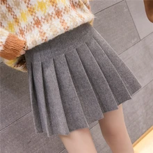 ##Special Price Women Autumn Elastic Waist Pleated Mini Skirt A-line Gray Black Women Pants Skirts Korean Basic Streetwear Student Girl Skirts ##Special Price Women Autumn Elastic Waist Pleated Mini Skirt A-line Gray Black Women Pants Skirts Korean Basic Streetwear Student Girl Skirts