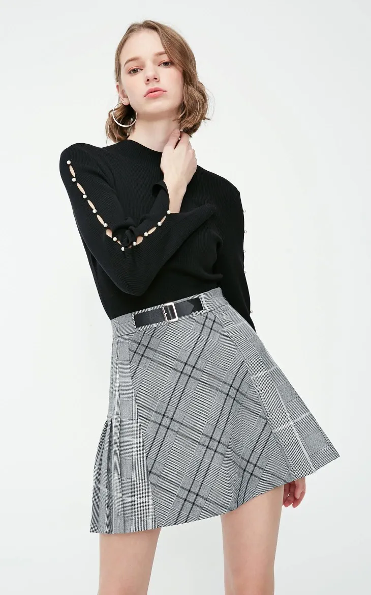 Vero Moda женский базовый приталенный свитер с искусственным жемчугом | 319124528