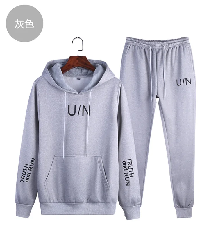 Ropa Hombre, новинка, спортивный костюм для мужчин, монография, толстовка, костюм для мужчин, осень/зима, двухсекционный костюм, утолщенная и флисовая куртка