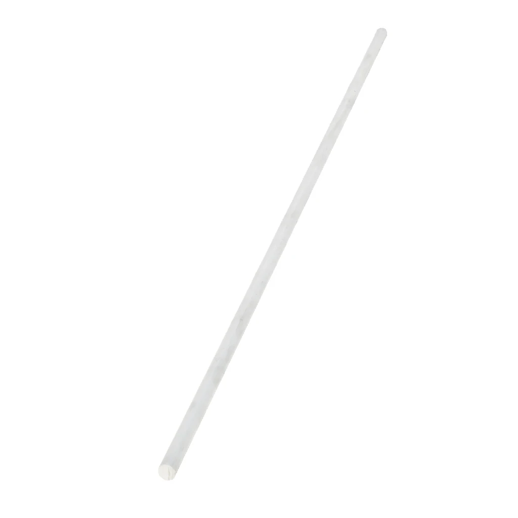 50cm X 6063 Aluminium Alloy Round Solid Rods, Diam. 8mm, heat treatable and weldable