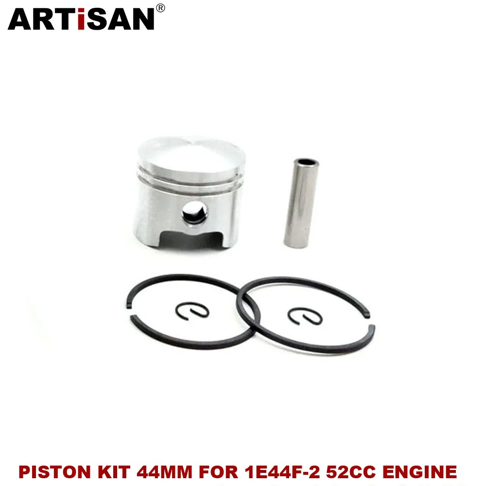 2 Sets Piston kit 44MM for MITSUBISHI TL52 51.7CC Brush Cutter.Grass Trimmer . Weed Eater Garden Tools Spare Parts | Инструменты