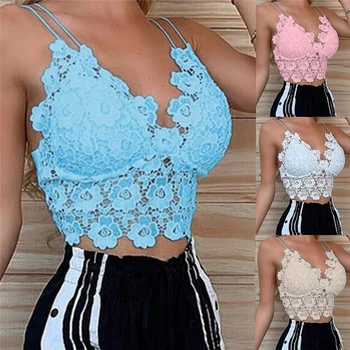 

Sexy Bra Women Lingerie Bralette Lace Strap Wrap Push Up bra Tank Top Bra Vest Seamless Underwear Wirefree Brassiere