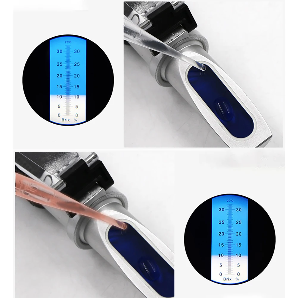 Рефрактометр 0~ 32% оптический Сахар еда напитки Напиток сок ATC измеритель содержания инструмент тест ручной измерительный тест er